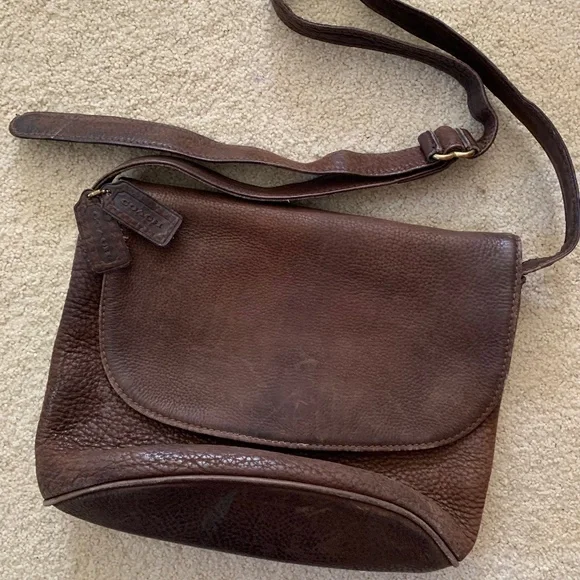 バッグ OLD COACH Nubuck Leather ShoulderBag Coach shoulder bag OLD nubuck leather Camel Used | eBay